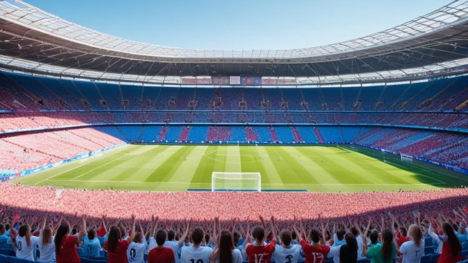 EM-fotboll damer gör succé och inspirerar alla illustration