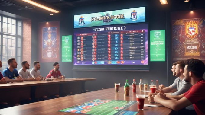 Häng med i Premier League-tabellen i realtid illustration