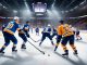 Tyska hockeyligan i fokus illustration