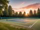 Möt svenska tennisspelare som sprider glädje på banan illustration